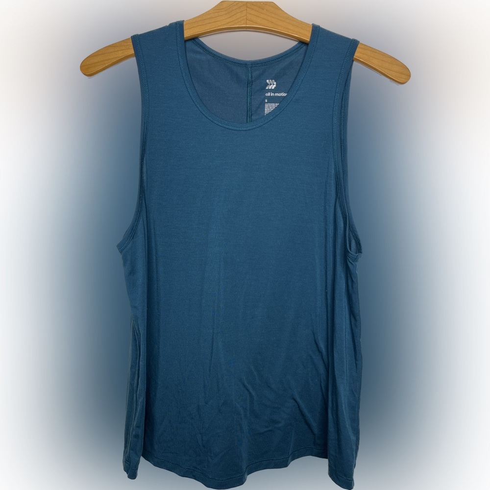All in Motion Women's Size Small Dark Teal Activewear Tank Top Moisture Wicking